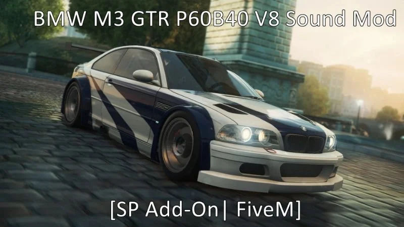 BMW M3 GTR P60B40 V8 Engine Sound (FiveM)