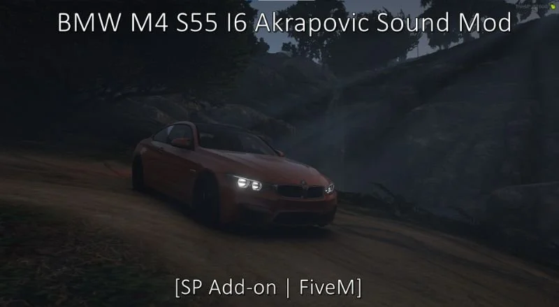 BMW M4 S55 I6 Akrapovic Engine Sound (FiveM)