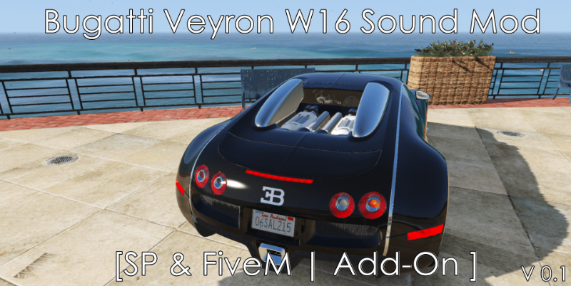 Bugatti Veyron W16 Engine Sound (FiveM)