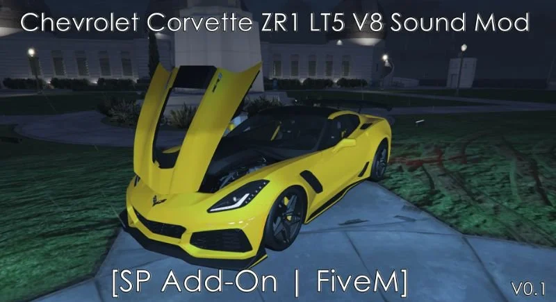 Chevrolet Corvette ZR1 LT5 V8 Engine Sound (FiveM)