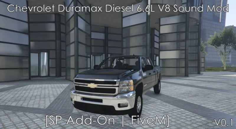 Chevrolet Duramax Diesel 6.6L V8 Engine Sound (FiveM)