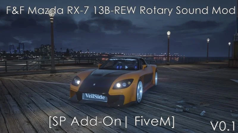 F&F Mazda RX-7 13B-REW Engine Sound (FiveM)