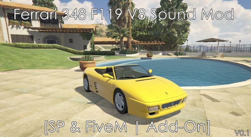 Ferrari 348 F119 V8 Engine Sound (FiveM)