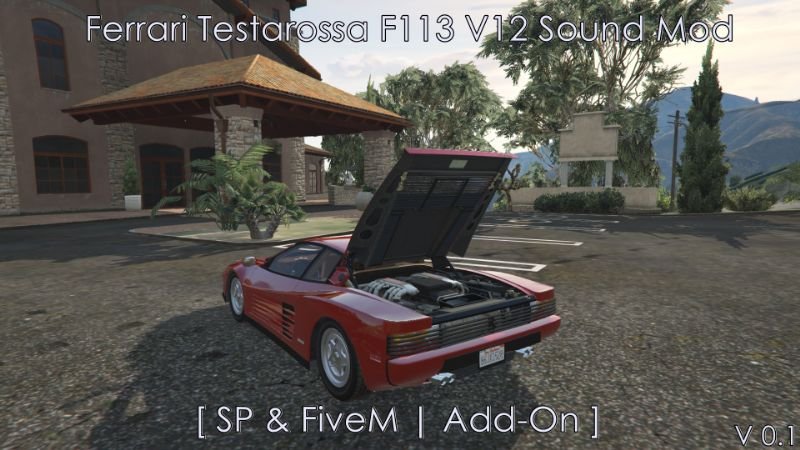 Ferrari Testarossa F113 V12 Engine Sound (FiveM)