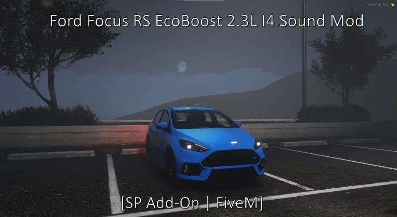 Ford Focus RS Ecoboost 2.3L I4 Engine Sound (FiveM)