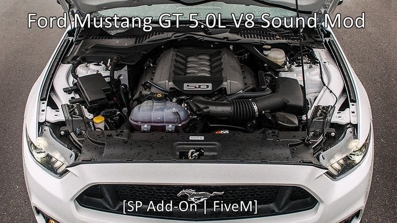 Ford Mustang GT 5.0 V8 Engine Sound (FiveM)