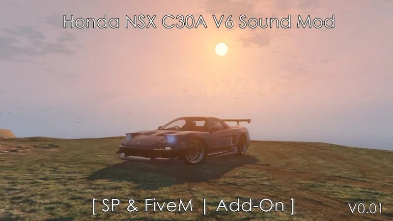 Honda NSX C30A V6 Engine Sound (FiveM)