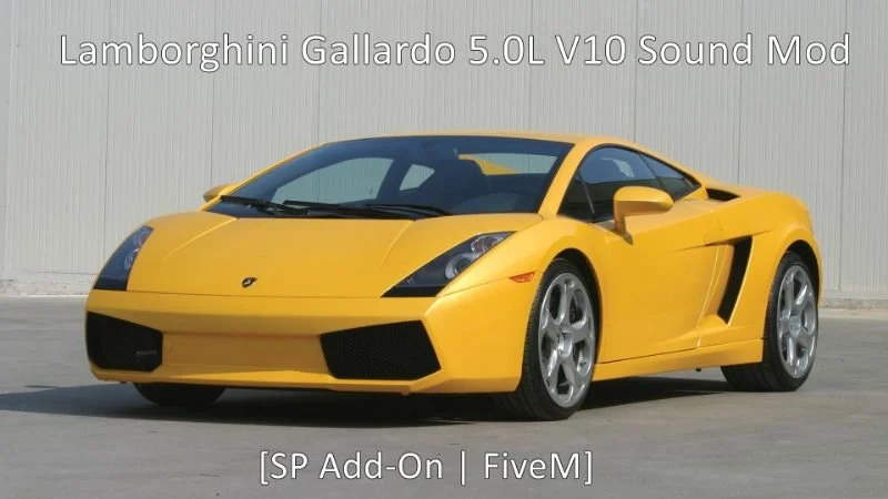 Lamborghini Gallardo 5.0L V10 Engine Sound (FiveM)