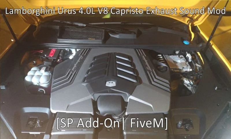 Lamborghini Urus 4.0L V8 Capristo Engine Sound (FiveM)