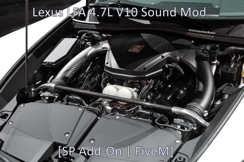Lexus LFA 4.7L V10 Engine Sound (FiveM)