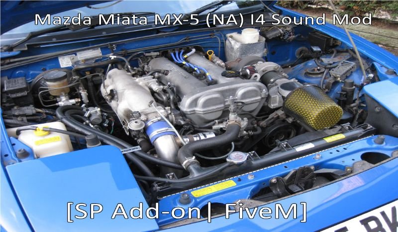 Mazda Miata MX-5 1.6L I4 (NA) Engine Sound (FiveM)