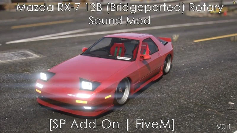Mazda RX-7 13B (Bridgeported) Engine Sound (FiveM)
