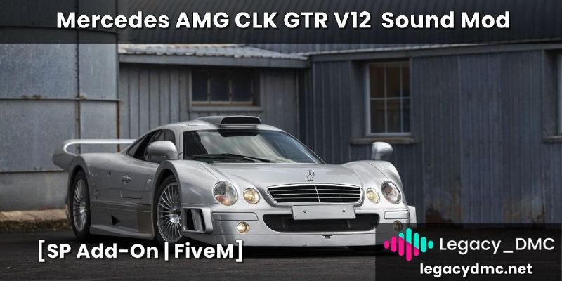 Mercedes AMG CLK GTR V12 Engine Sound (FiveM)