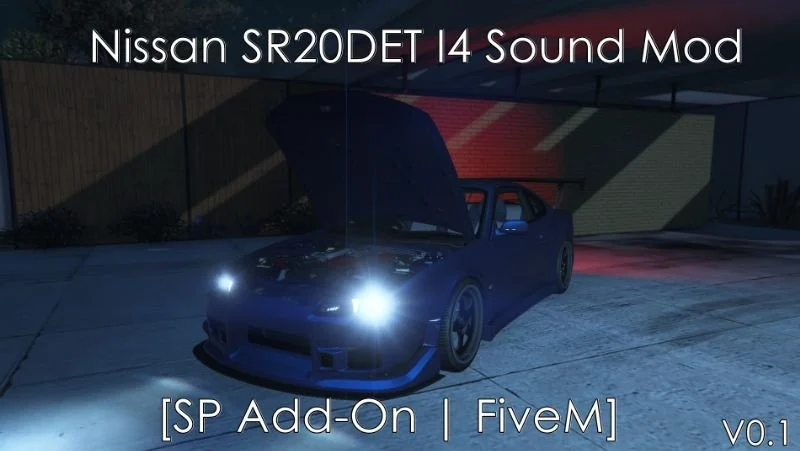 Nissan SR20DET I4 Engine Sound (FiveM)