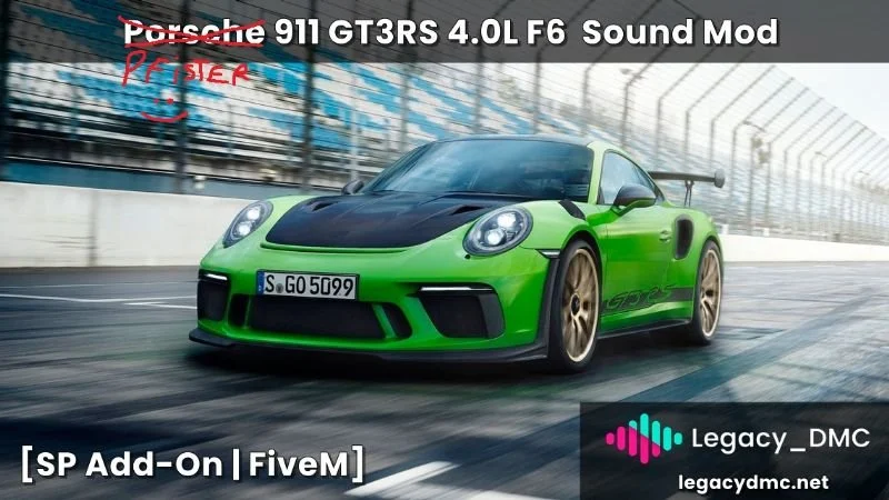 Porsche 911 GT3RS 4.0L F6 Engine Sound (FiveM)