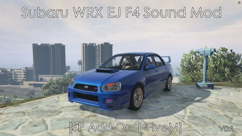 Subaru Impreza WRX STI EJ25 F4 Engine Sound (FiveM)