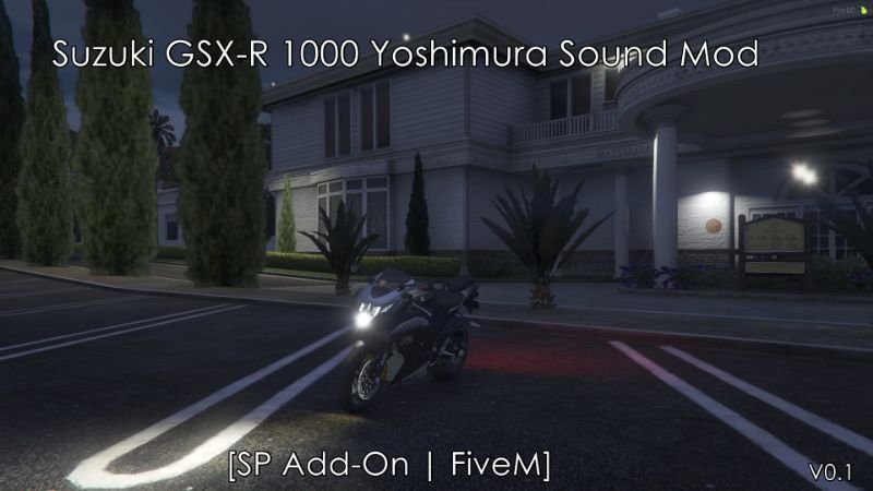 Suzuki GSX-R 1000 I4 Yoshimura Engine Sound (FiveM)