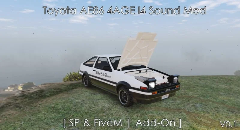 Toyota AE86 4AGE I4 Engine Sound (FiveM)